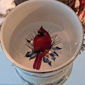 4 Vtg. Holiday Style Dip/Cheese Spreaders + Lenox Dip Dish